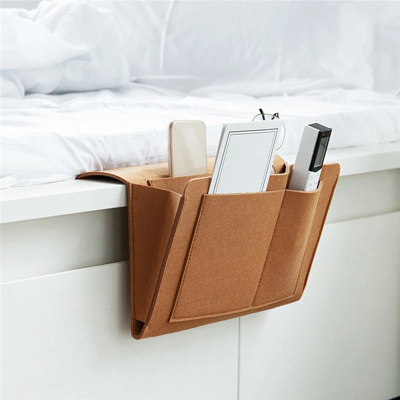 Felt Bedside Storage Organizer – Hanging Bed & Sofa Pouch Bedside Storage Organizer Babs