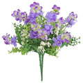 Silk Artificial Tea Bud Flowers – Wedding & Home Décor Artificial Silk Flowers Babs PURPLE 1 pc