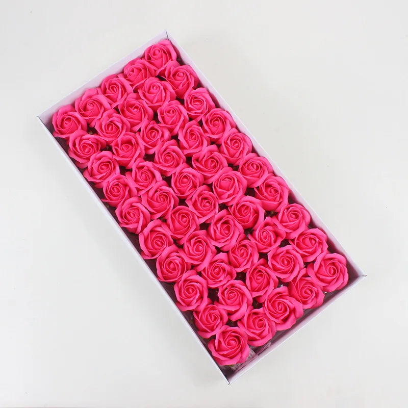 Soap Rose Artificial Flower Heads – Wedding & Home Décor Artificial Flower Heads Babs 11 50pcs