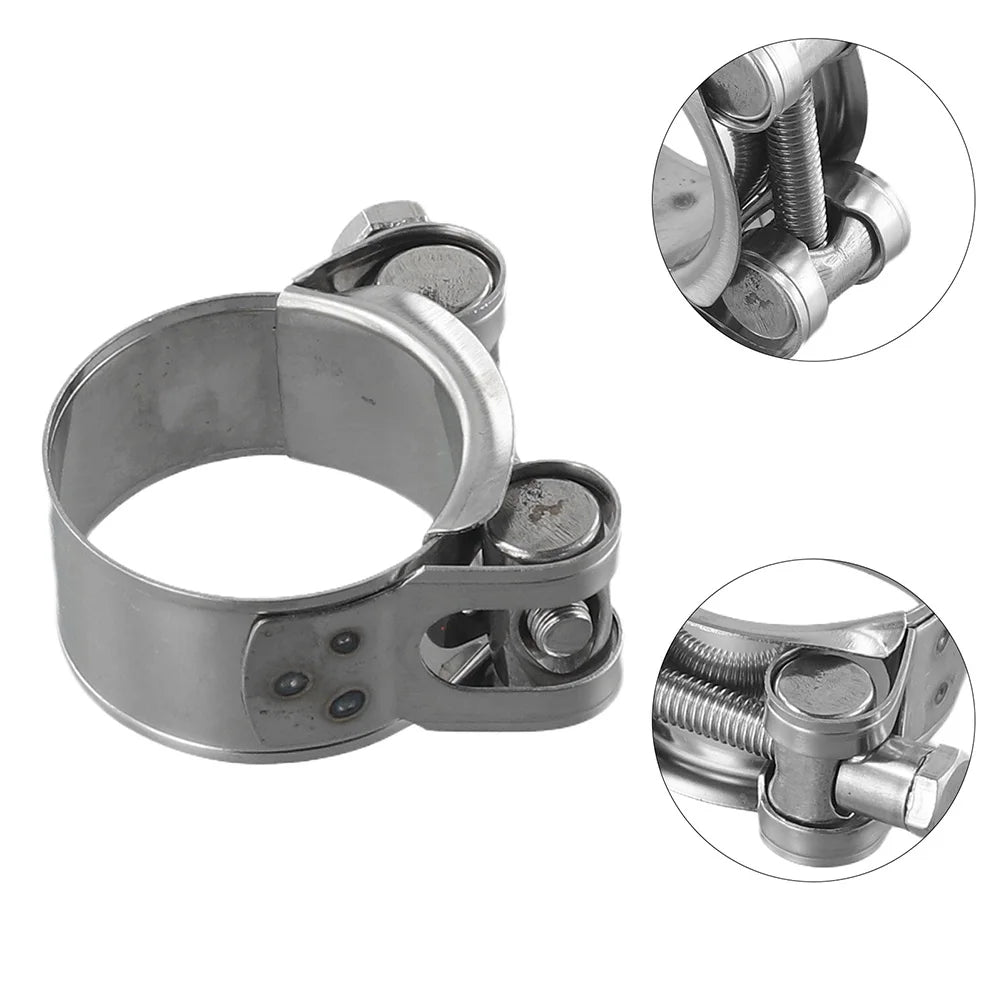 T-Bolt Hose Clamp 304 Stainless Steel Heavy Duty – Multiple Sizes Hose Clamp Babs