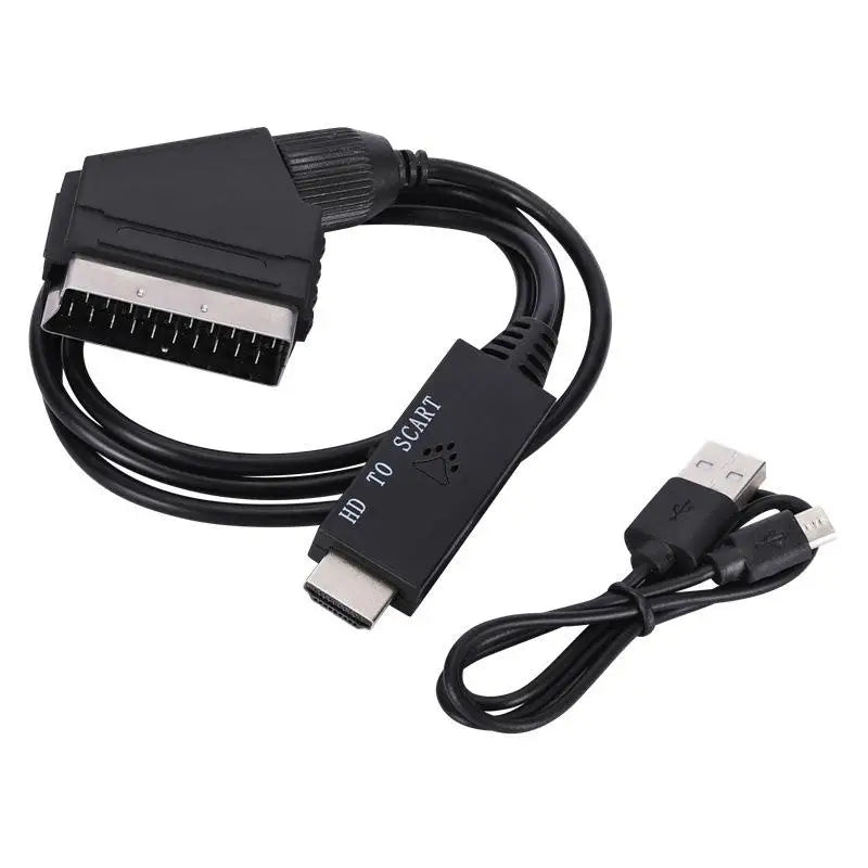 HDMI to SCART Converter Cable – Plug & Play, 1080p HD HDMI SCART Converter Babs HD to SCART