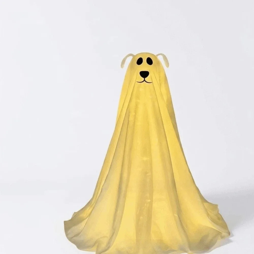 Ghost Dog Halloween LED Ornament | Remote Control Yard Decor Halloween LED Ornament Babs With lamp attachment