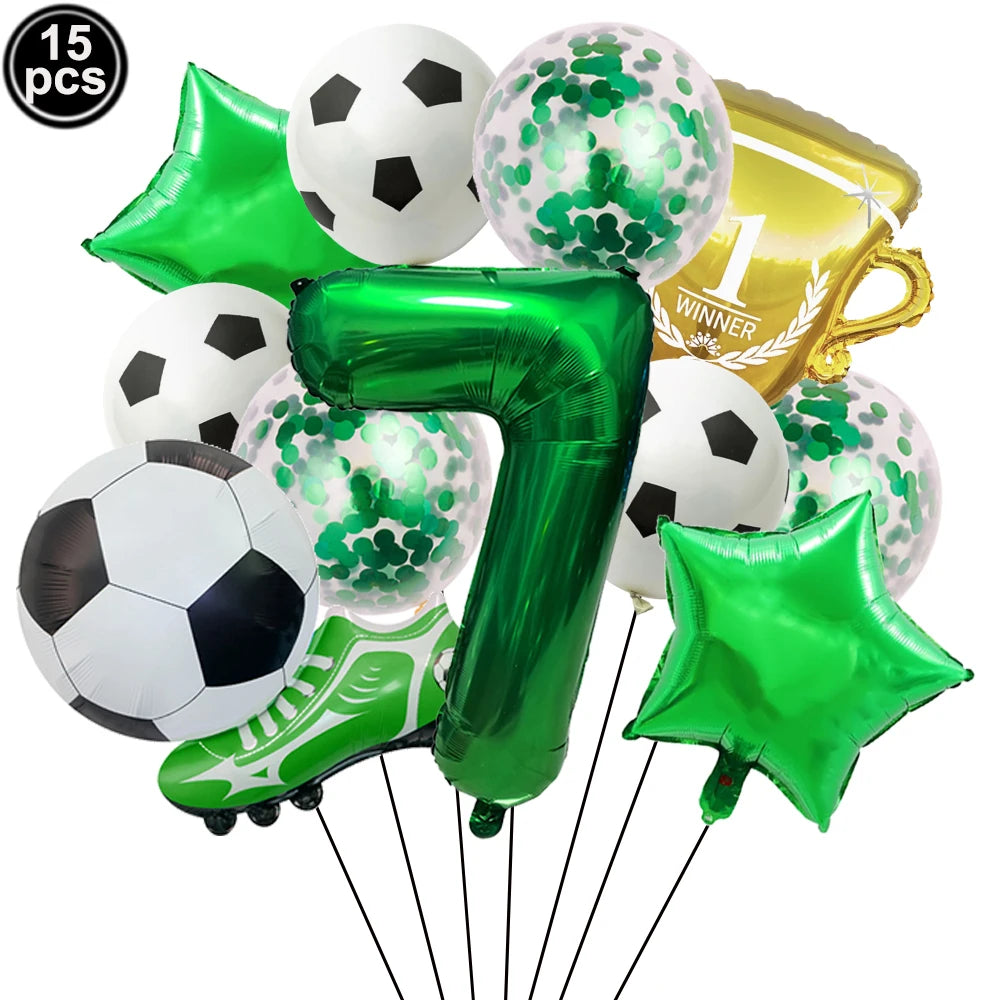 32" Soccer Ball Foil Balloon Set – Kids Birthday Party Decor
