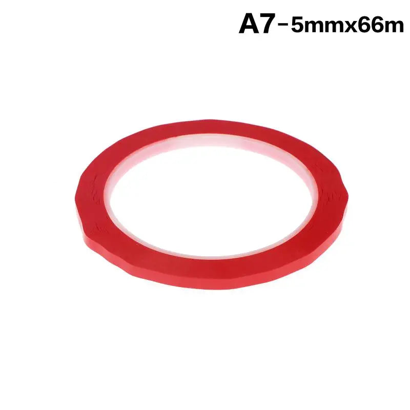 Residue-Free Positioning Marking Tape 5/8mm x 66M – PET Positioning Marking Tape Babs 5mm Red