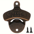 Vintage Wall Mounted Bottle Opener – Zinc Alloy Rustic Bar Wall Bottle Opener Babs Red Bronze