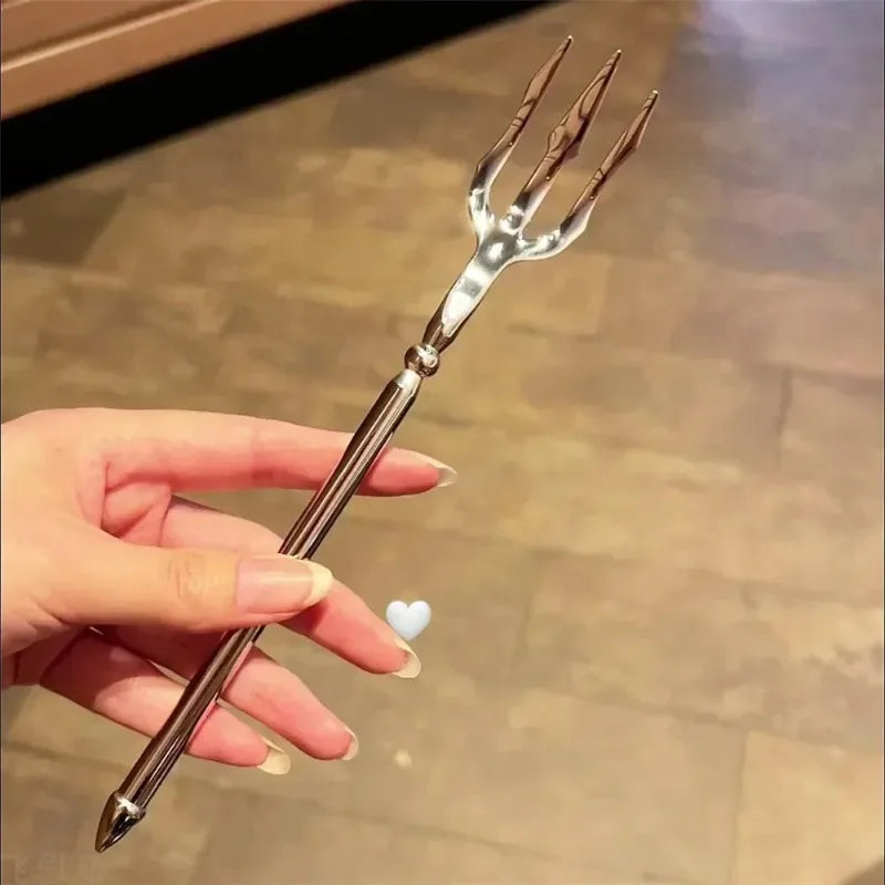Sea God's Trident Stainless Steel Fork – Unique Gift Pick Novelty Flatware Fork Babs