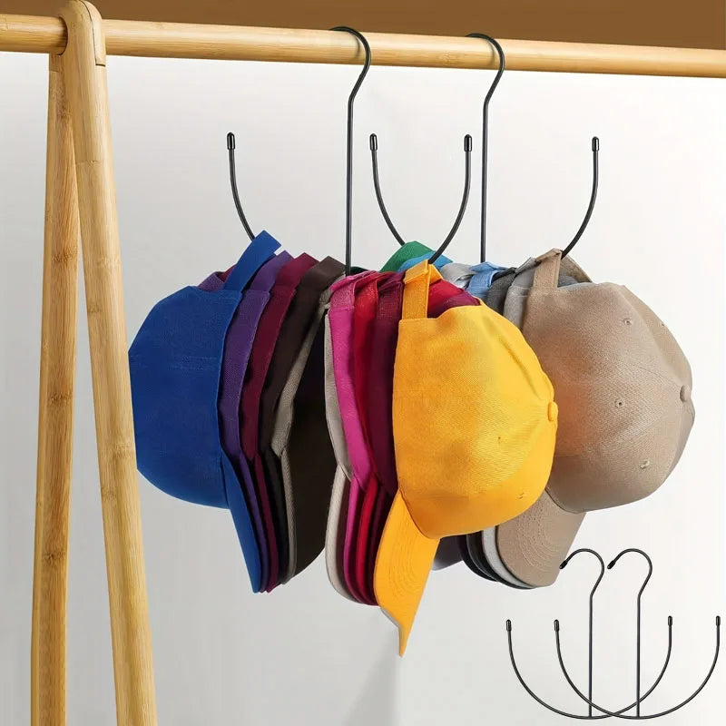 Stainless Steel Baseball Cap Hat Rack Closet Storage Organizer Hat Storage Rack Babs