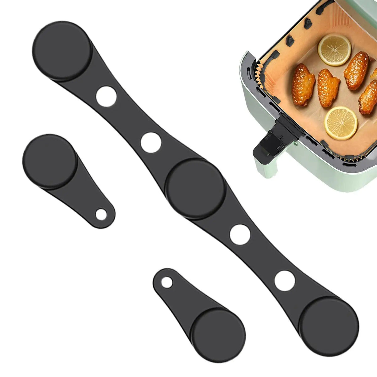 Air Fryer Silicone Magnetic Buckle | Reusable Baking Paper Clips Air Fryer Accessory Babs
