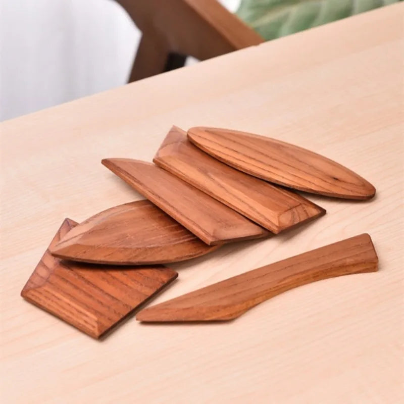 Wood Pottery Scraper & Clay Trimming Tool – DIY Ceramic Art Clay Sculpting Tool Babs