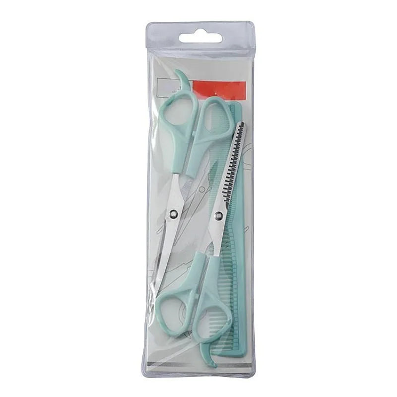 3-Piece Hair Scissors & Comb Set – Bang, Thinning & Pet Grooming Hair Scissor Set Babs