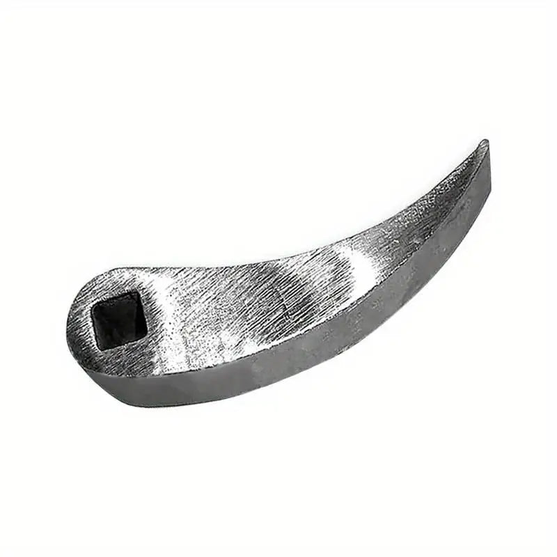 Stainless Steel Pry Bar Adapter Head Tool – Silver Curved Pry Bar Adapter Babs 1pcs