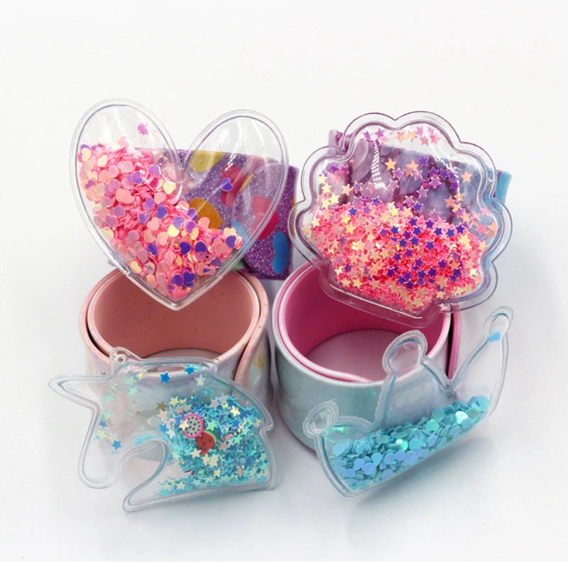 Unicorn Mermaid Sequin Slap Bracelets – Kids Party Favors Kids Party Favors Babs