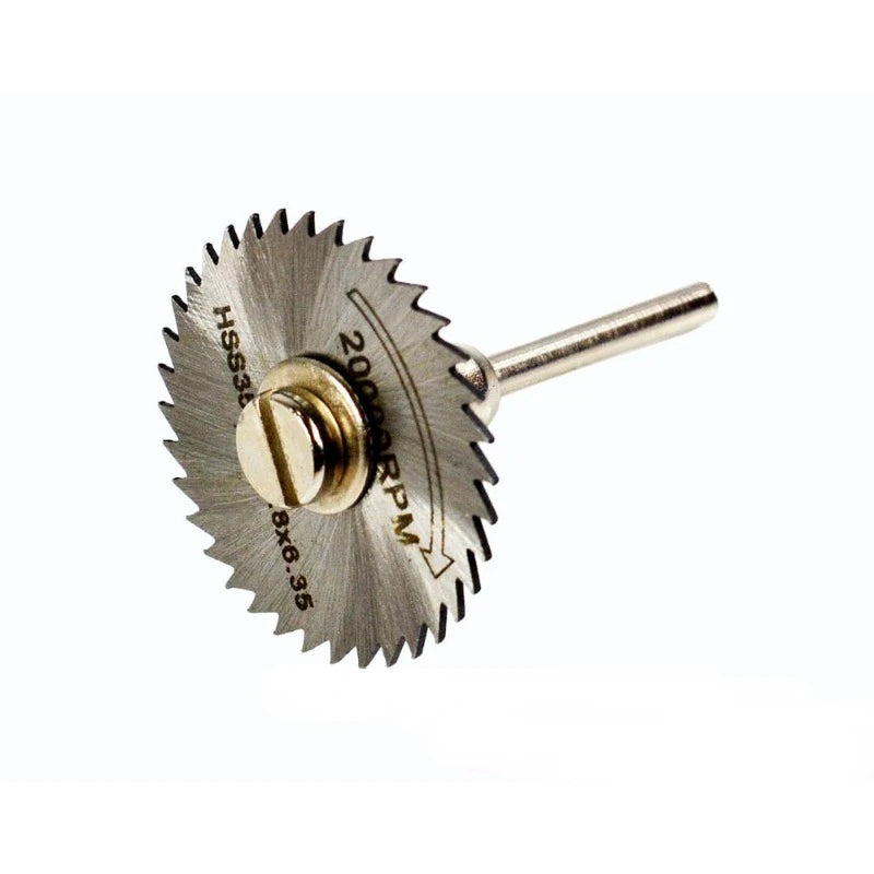 7-Pc Mini HSS Circular Saw Blade Set – Metal & Wood Cutting Circular Saw Blade Set Babs Silvery