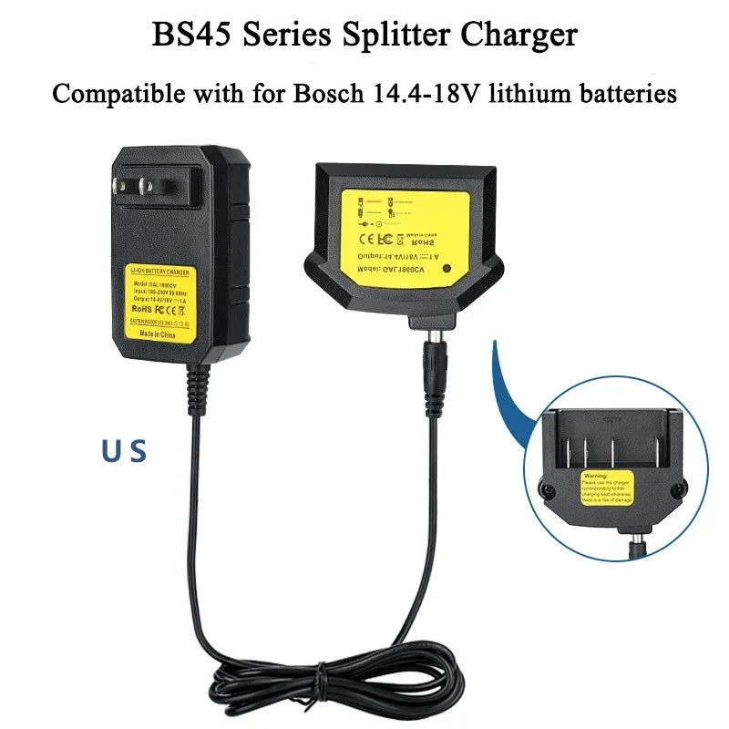 GAL1860CV Charger for Bosch 14.4–18V Li-ion Batteries Battery Charger Babs US plug