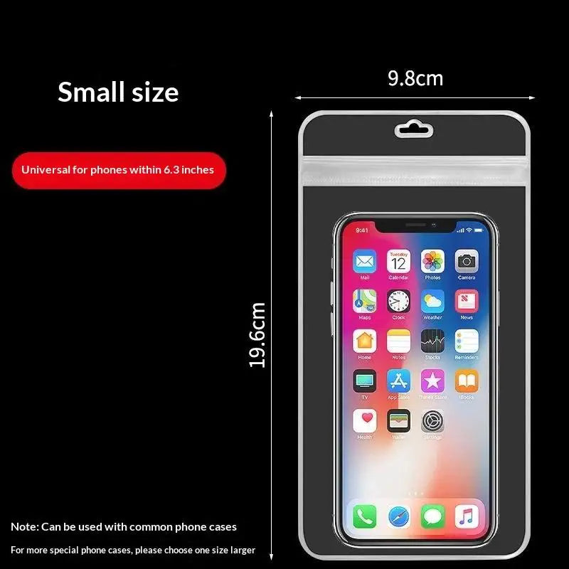 10Pcs Waterproof Phone Pouch Bag – Universal Clear Case 6.3–7.2" Waterproof Phone Pouch Babs A3