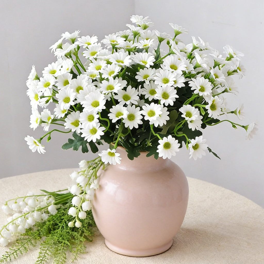 Artificial Silk Daisy Bouquet – Wedding & Home Décor Artificial Flower Bouquet Babs