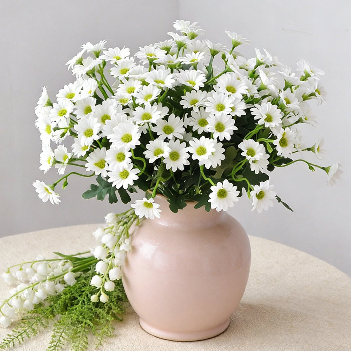 Silk Daisy Artificial Flowers for Weddings, Home & DIY Décor Artificial Flower Bouquet Babs