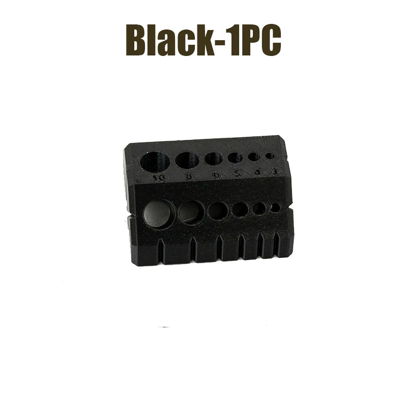 3D Printed Drill Guide Digital Scale Precision Hole Locator Drill Guide Tool Babs Black 1PC