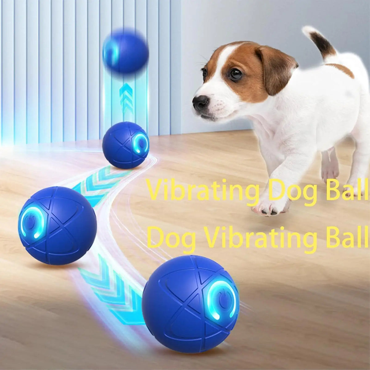 Interactive LED Rolling Ball Toy for Dogs & Cats | USB Rechargeable Interactive Pet Toy Babs