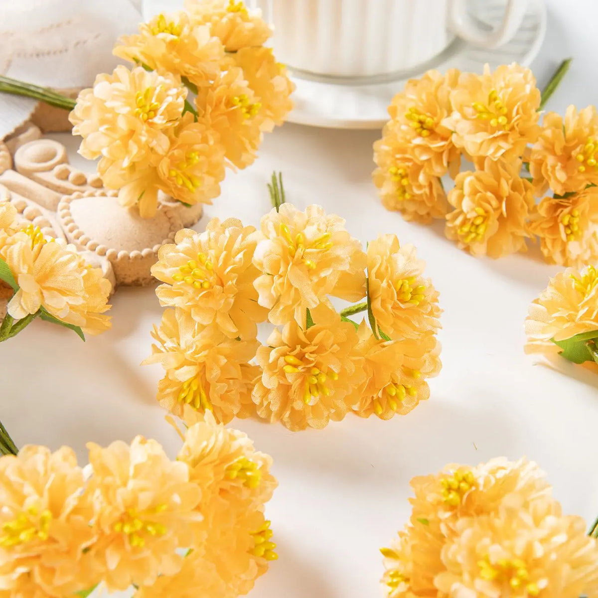 Artificial Silk Carnation Flowers – UV-Protected Wedding & Home Decor Artificial Silk Flowers Babs