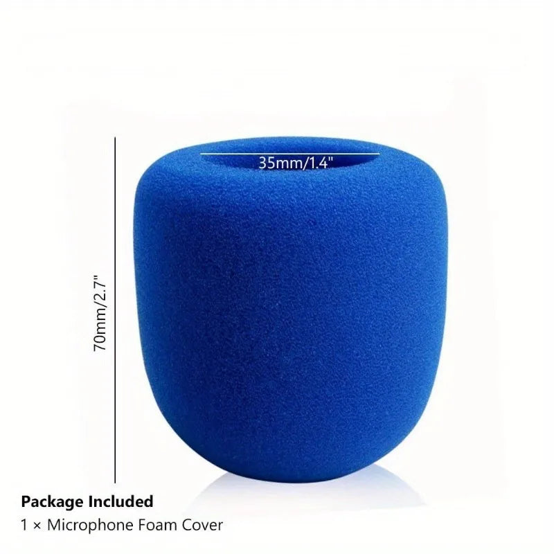 10-Pack Colorful Microphone Foam Windscreen Ball Type Covers Microphone Windscreen Babs