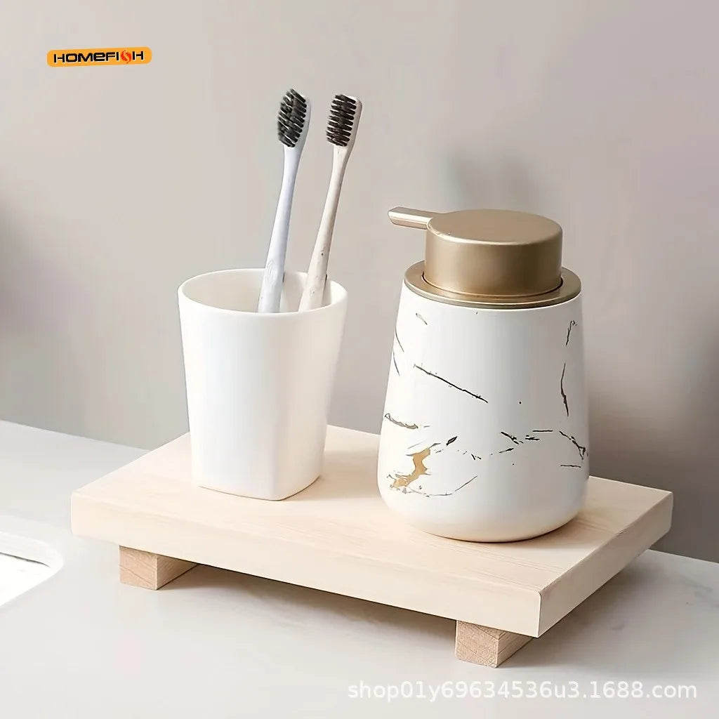 Wooden Square Tray – Rustic Bathroom & Decorative Storage Decorative Wooden Tray Babs