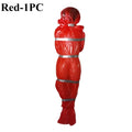Halloween Body Bag Corpse Prop – Haunted House Graveyard Decor Halloween Prop Babs Red-1PC