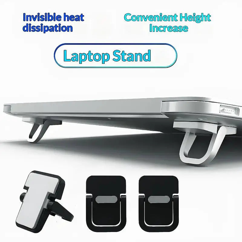 Mini Foldable Laptop Stand Legs – Invisible Riser & Keyboard Holder Laptop Stand Babs