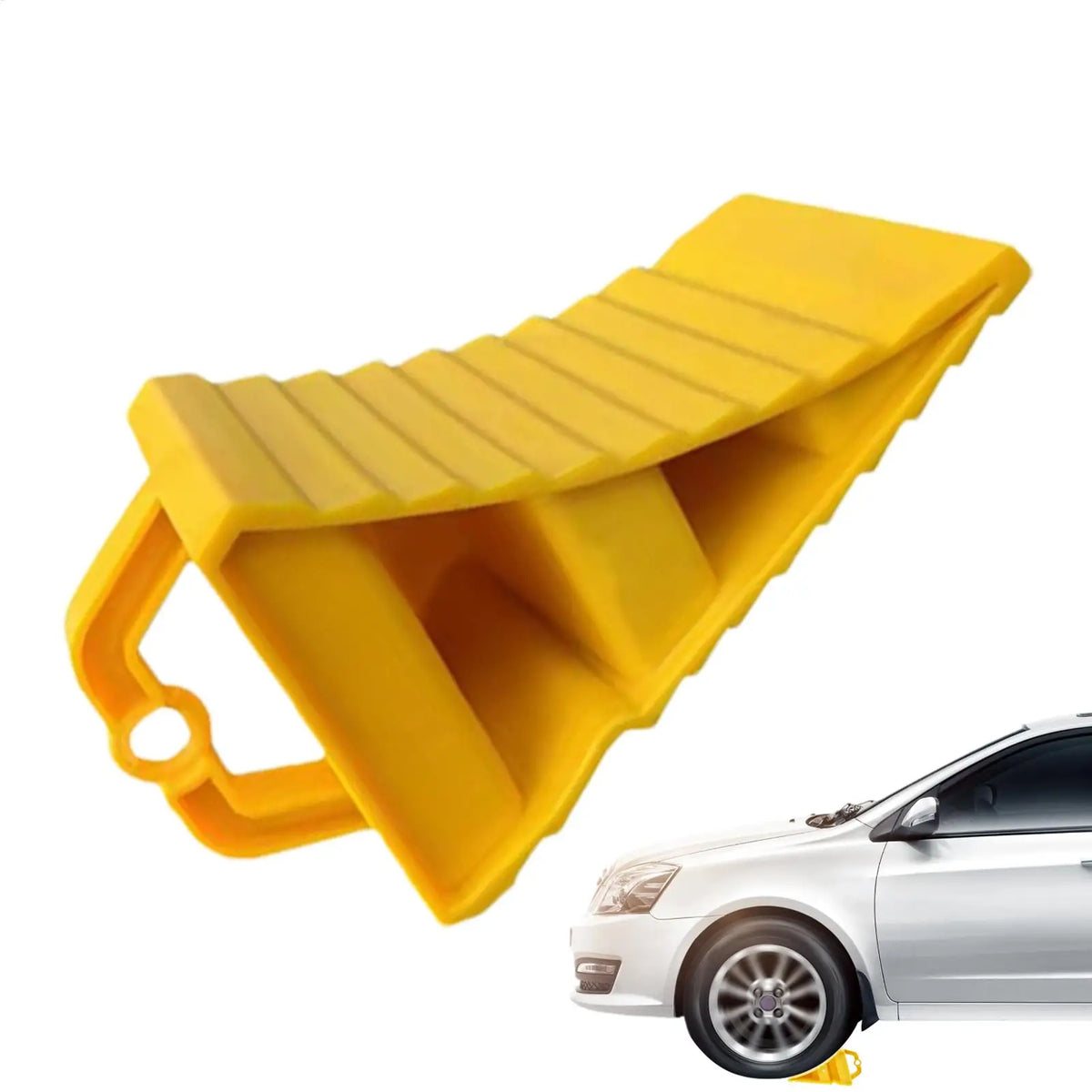Portable Anti-Slip Wheel Chock Tire Stopper for Trucks & RVs Wheel Chock Babs