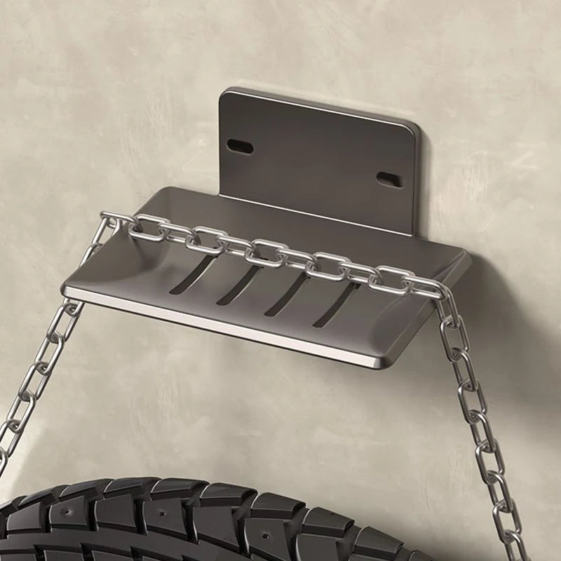 Stainless Steel Wall-Mounted Soap Holder – Mesh Drain Tray Soap Dish Holder Babs