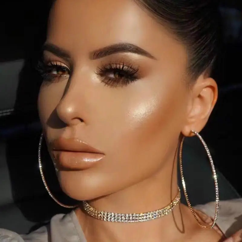 Big Round Hoop Earrings – Elegant Large Circle Fashion Hoops Hoop Earrings Babs