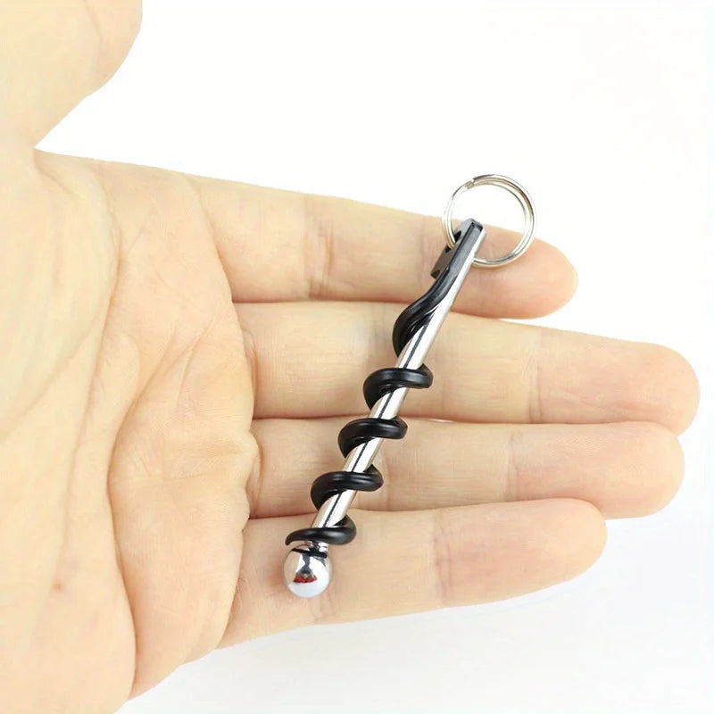 3-Pack Corkscrew Wine Bottle Opener Keyring Multi-Tool Corkscrew Keyring Tool Babs