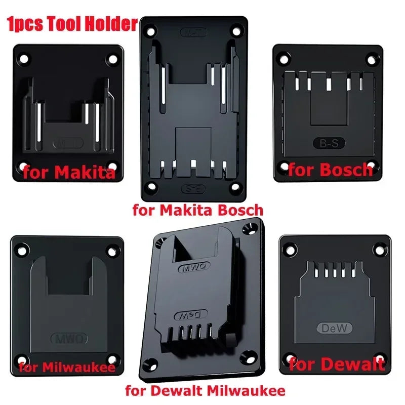 Wall Mount Power Tool Holder Rack – Makita Bosch DeWalt Milwaukee Tool Wall Mount Rack Babs