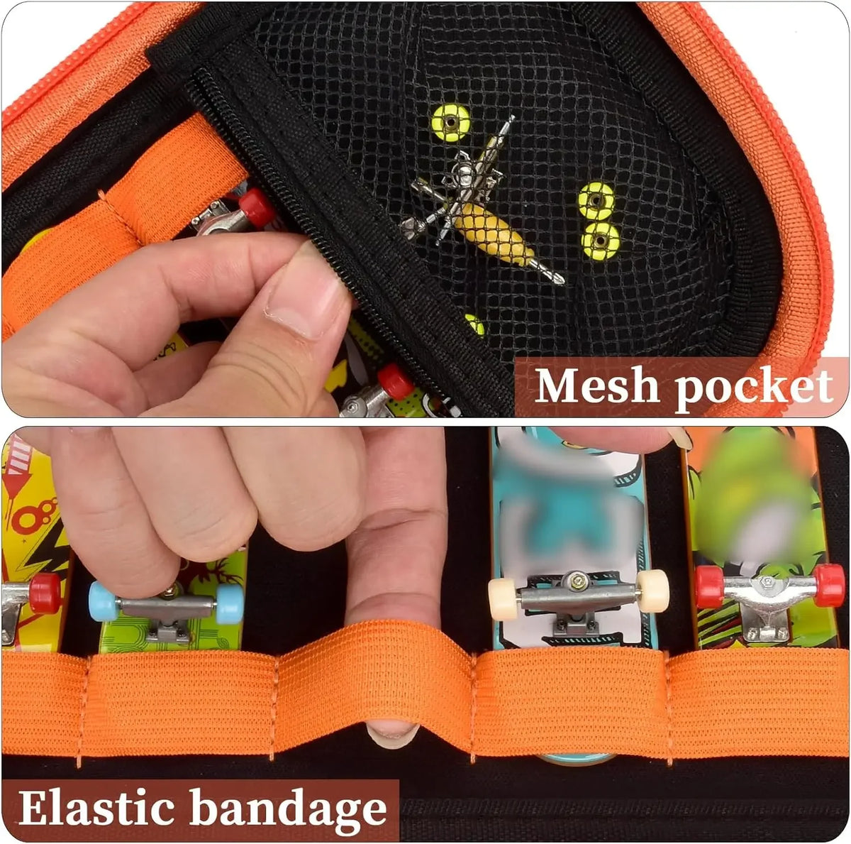 Finger Skateboard Storage Case – Holds 14 Tech Deck Boards Fingerboard Storage Case Babs