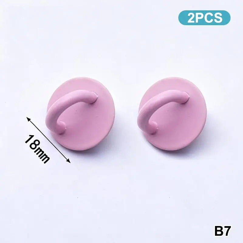 2pcs Adhesive Metal Phone Charm Holder & Keychain Hook Phone Charm Holder Babs B7