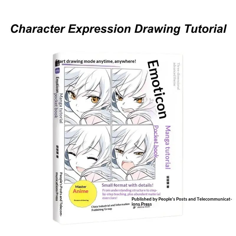 Manga Drawing Tutorial Pocket Book – Anime Hairstyle Guide Manga Tutorial Book Babs A1