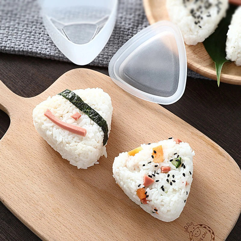 Triangle Onigiri Mold – Easy Sushi & Rice Ball Shaping Tool Sushi Rice Mold Babs