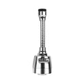 360° Rotating Kitchen Faucet Aerator – 2/3 Mode Water Saver Faucet Aerator Adapter Babs Silver