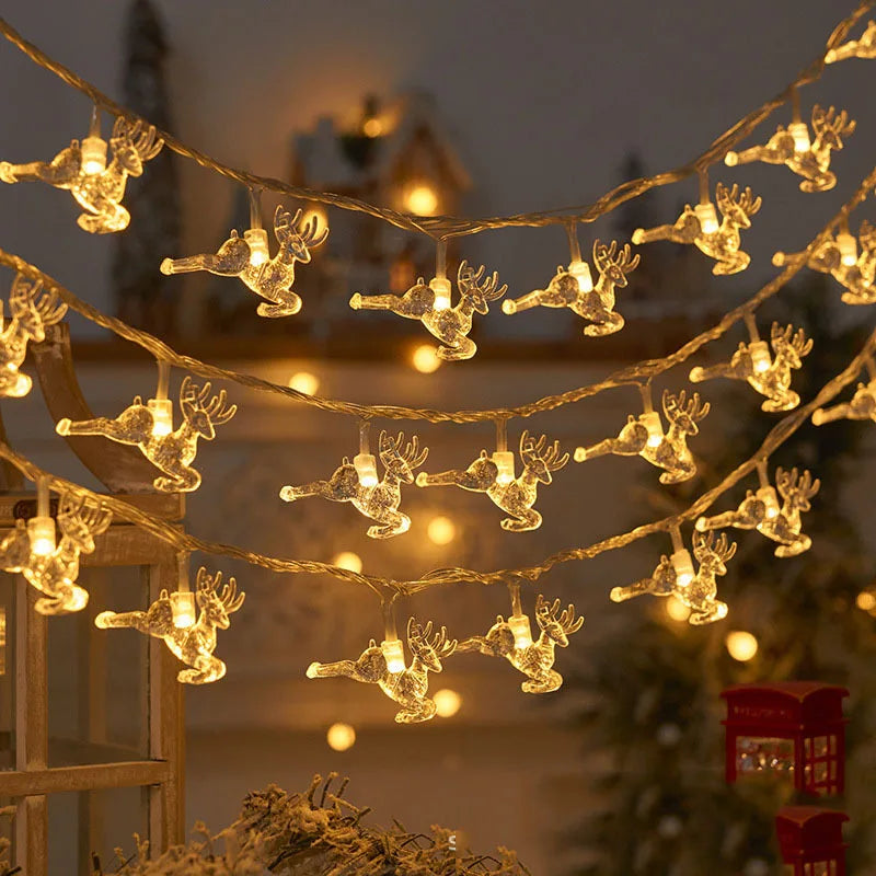 Christmas Tree LED String Lights 1.5M 10LED Fairy Light Garland LED Fairy String Lights Babs K