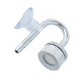 Aquarium CO2 Diffuser Bubble Atomizer with Suction Cup | Fish Tank CO2 Diffuser Babs silver