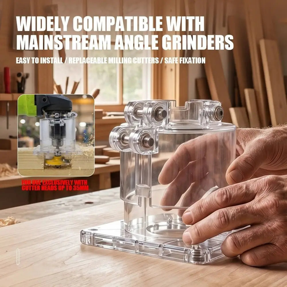 Angle Grinder Trim Router Adapter – Adjustable Edge Trimmer Grinder Router Adapter Babs