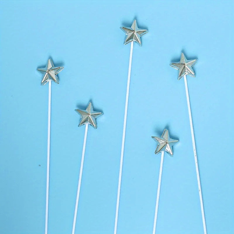 3D Mini Star Cake Toppers – Birthday & Party Decorations Cake Toppers Babs