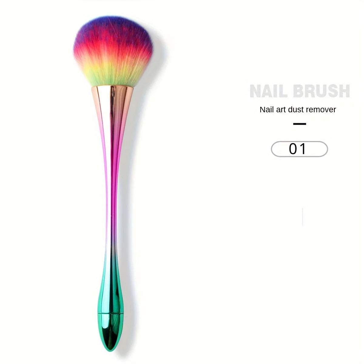 Nail Dust Brush – Small Waist Manicure & Blush Brush Nail Manicure Brush Babs 01