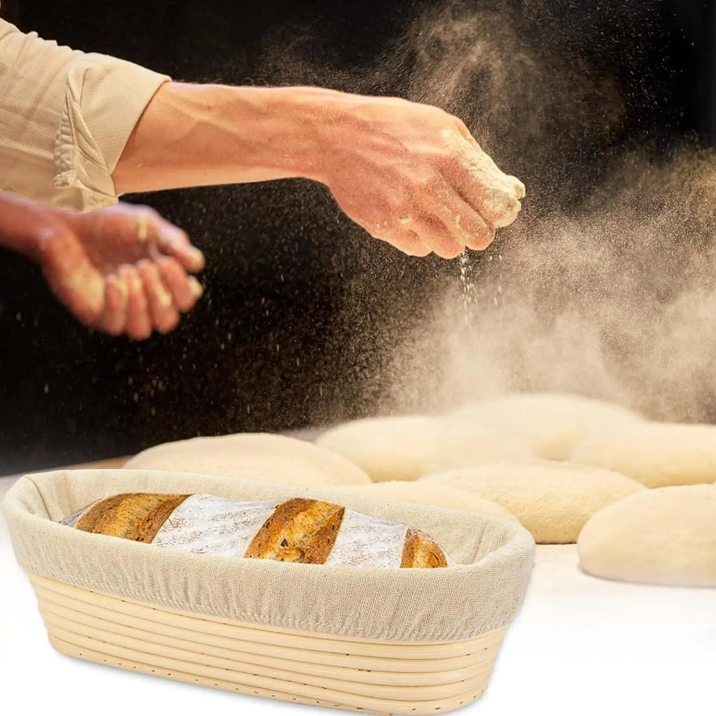 Oval Rattan Bread Proofing Basket | Sourdough Banneton Bread Proofing Basket Babs
