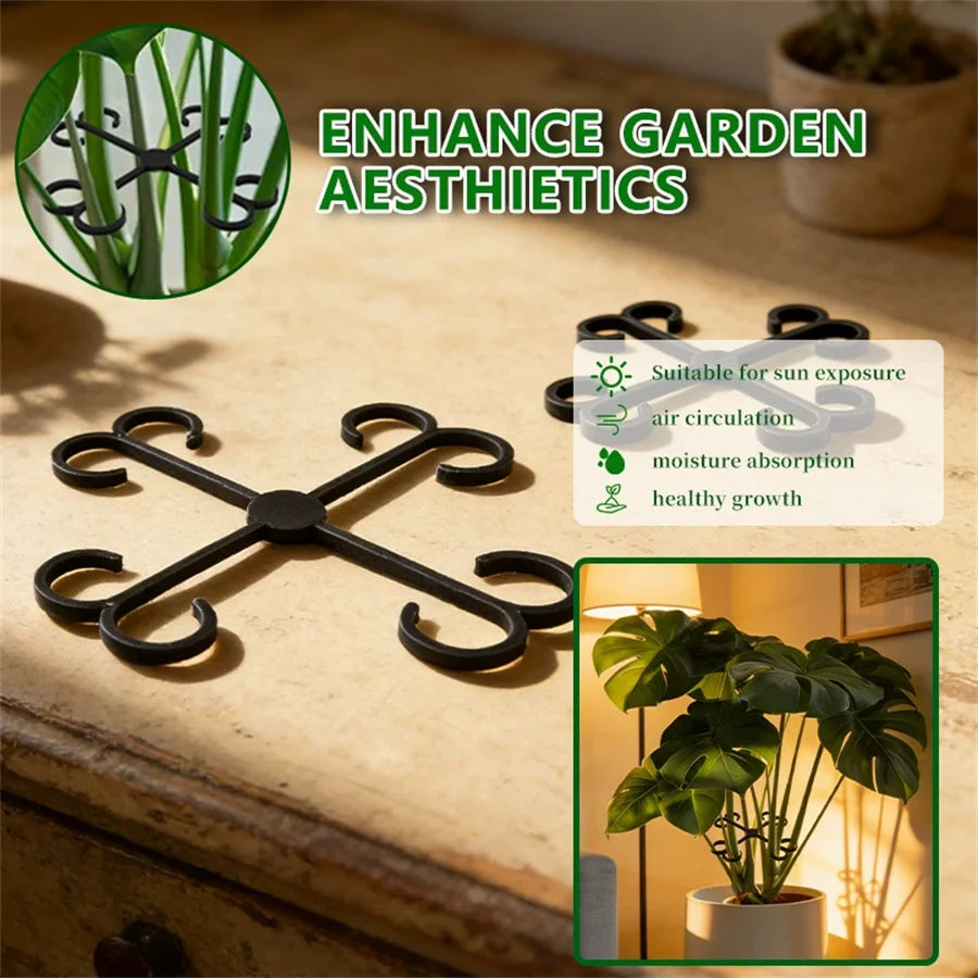 Double Hook Plant Support Clamps 4pcs – Stem Frame Garden Tool Plant Support Clamps Babs