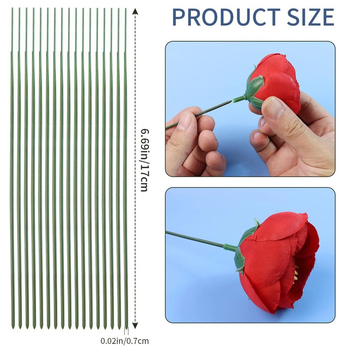 Silk Peony Artificial Flowers 12/24pc – Wedding & Home Décor Artificial Silk Flowers Babs flower stem 24 PCS