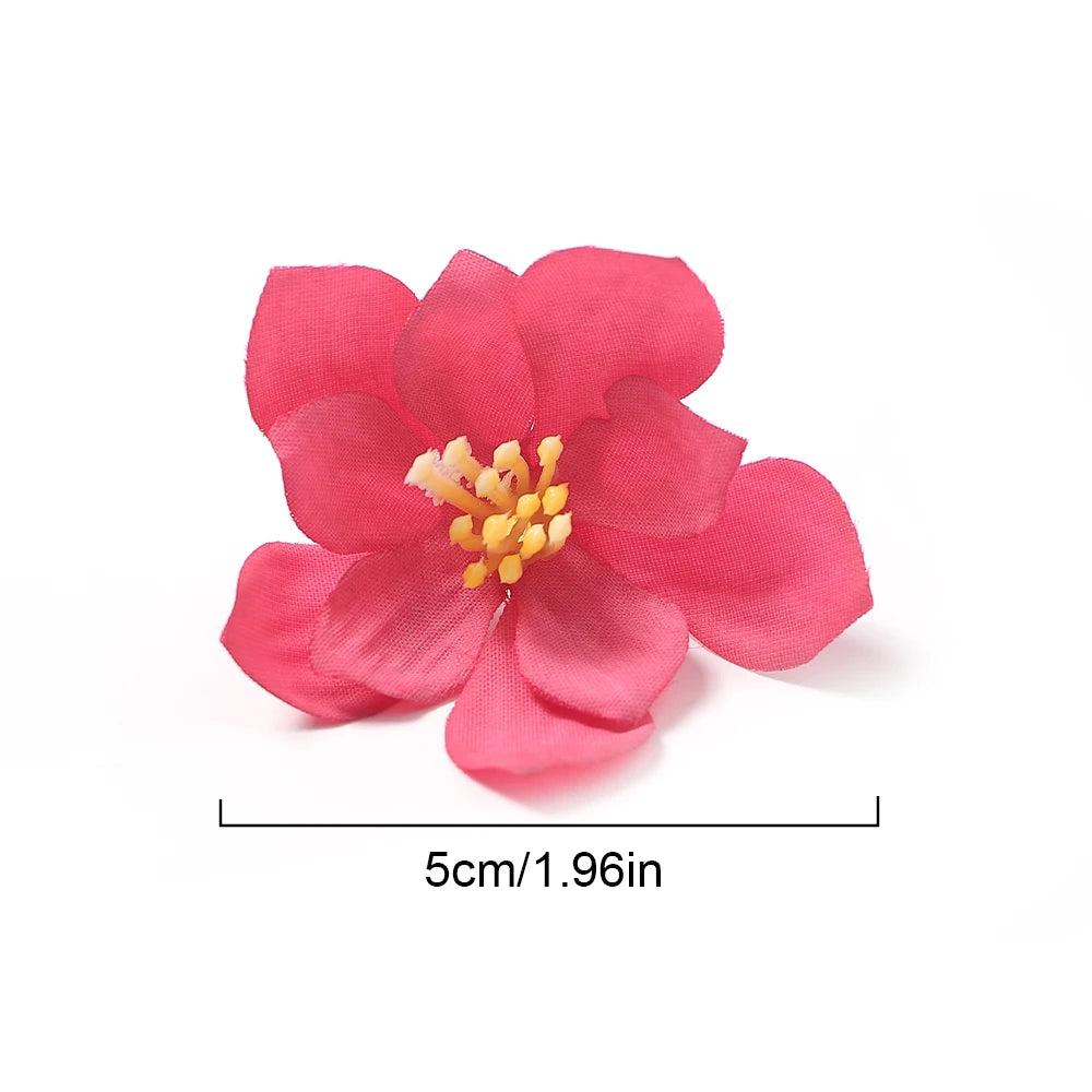 30/50Pcs Silk Artificial Rose Heads – Wedding & Home Décor Artificial Flower Heads Babs