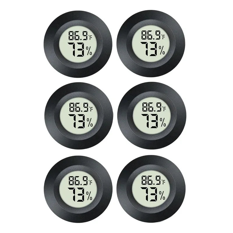 6-Pack Digital Hygrometer Thermometer – Indoor Humidity Monitor Hygrometer Thermometer Babs 6pcs