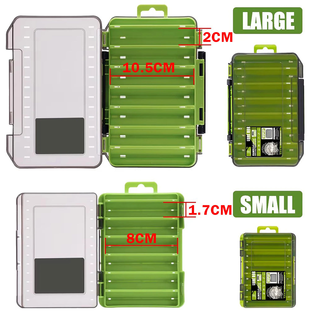 Double-Sided Fishing Tackle Box – Lure & Hook Organizer Fishing Tackle Box Babs