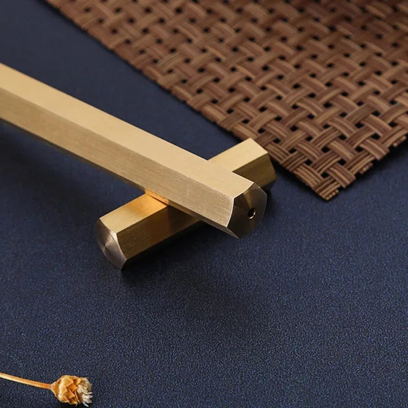 Hexagonal Brass Vintage Ballpoint Pen | Business Gift Pen Brass Ballpoint Pen Babs